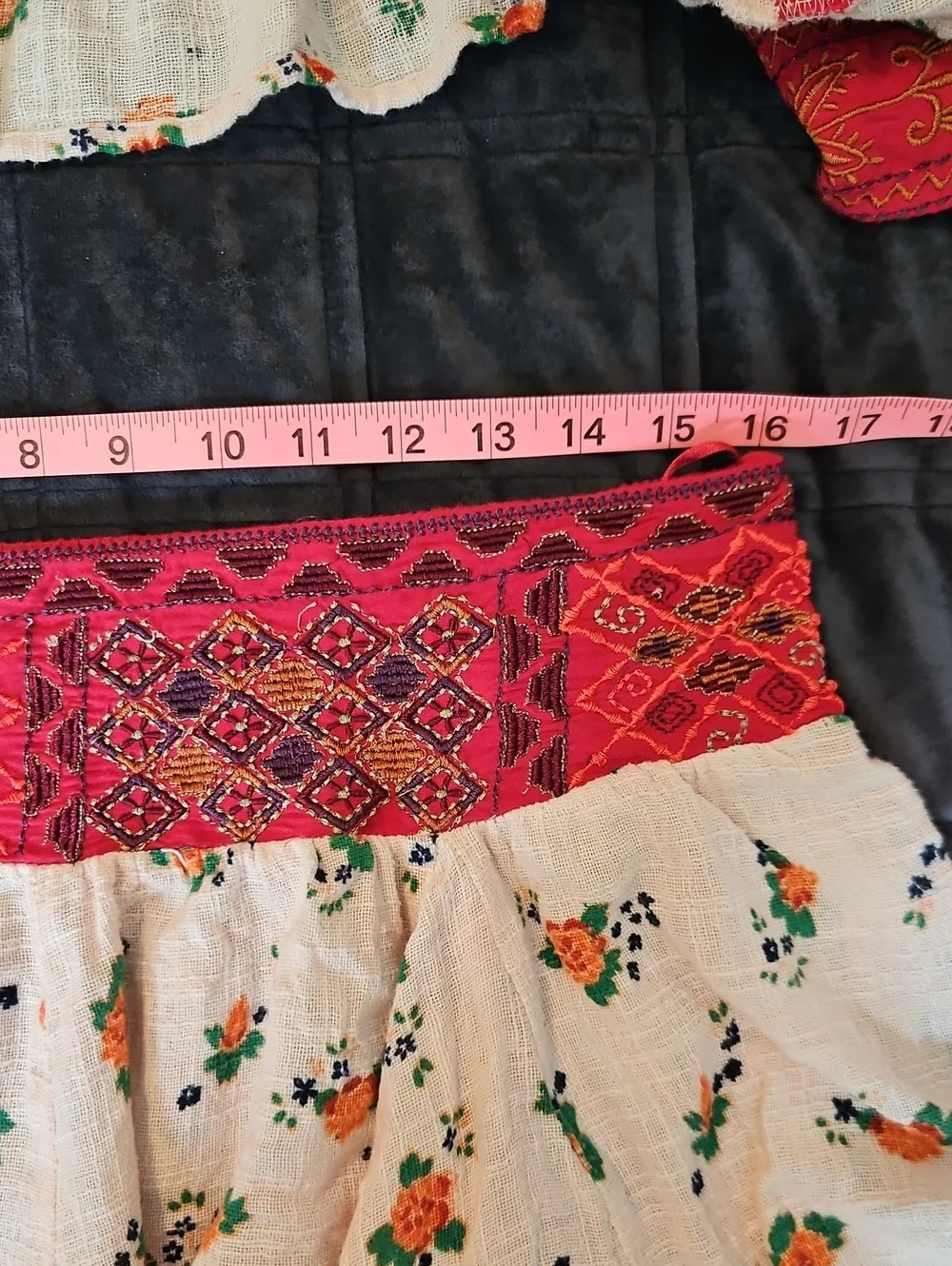Rare Vintage Free People Kissed By The Sun Beach Set, L, Embroidered, Floaty